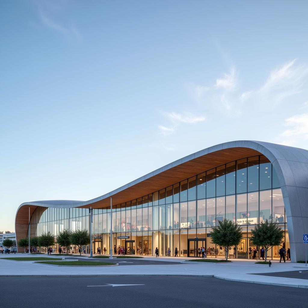 Modern Architecture of Carrasco Airport's New Terminal