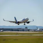 Airplane Taking Off from Mactan-Cebu International Airport