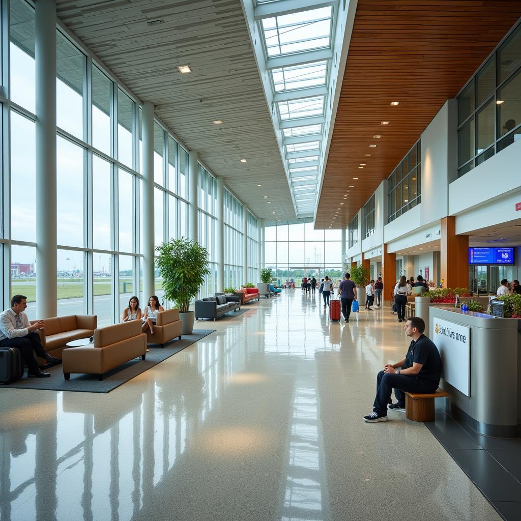 Modern and Spacious Interior of Cebu Airport Terminal 2