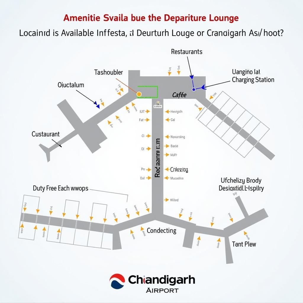 Chandigarh Airport Departure Lounge Amenities