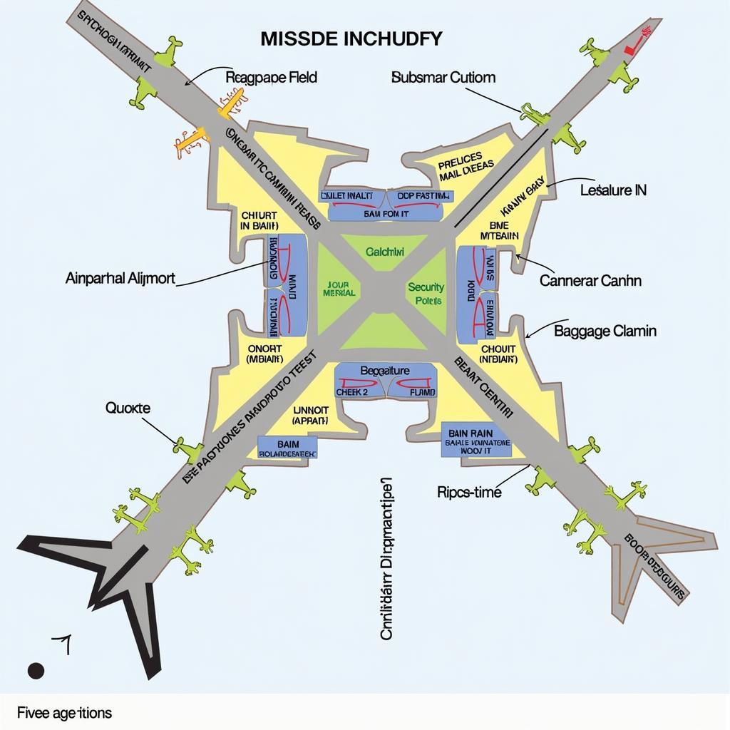 Chandigarh Airport Terminal Map Overview