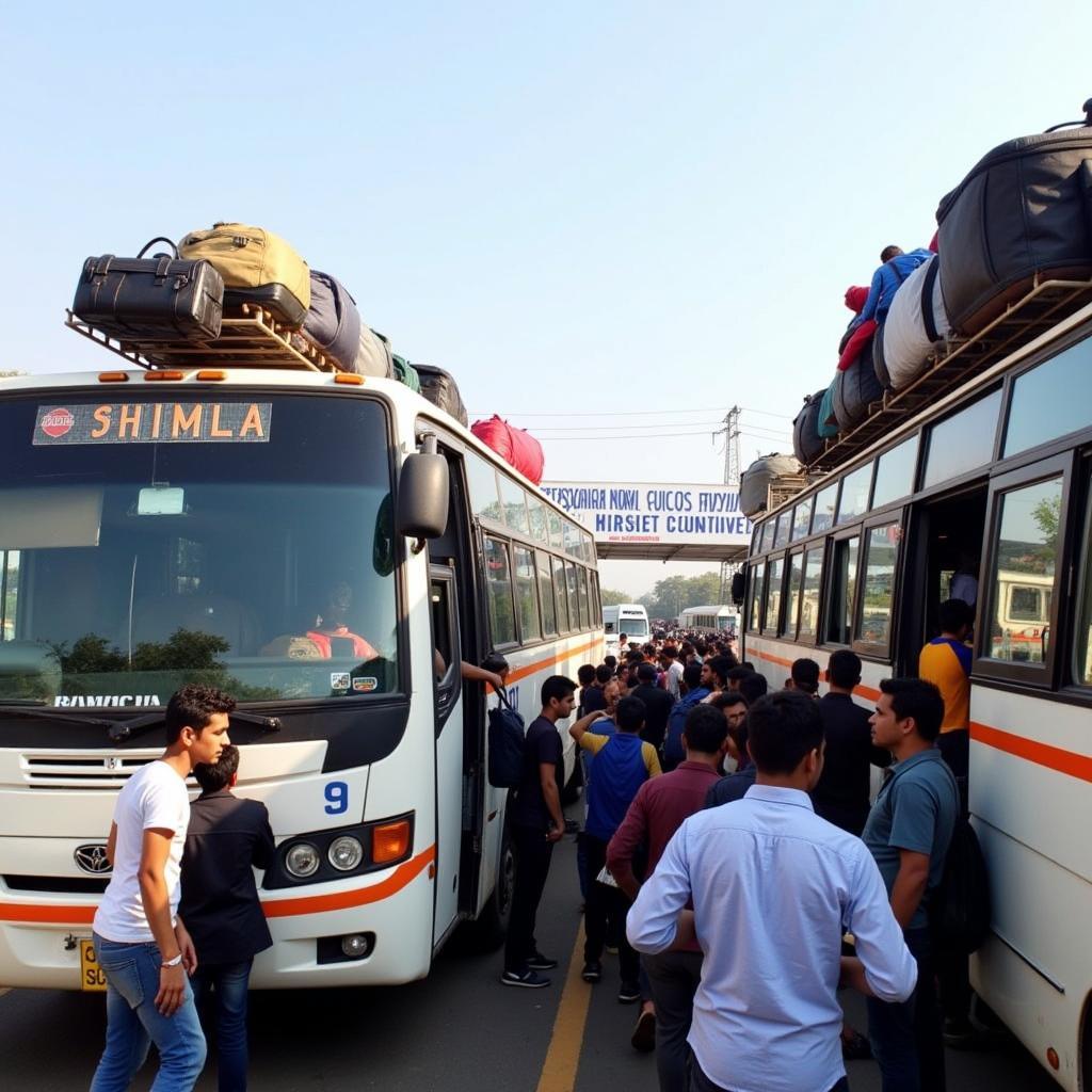 Chandigarh Airport to Shimla Bus Station