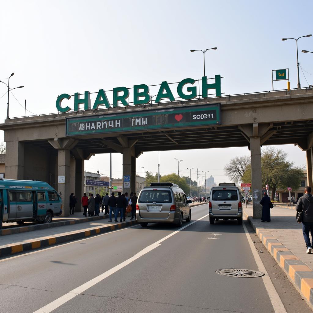 Charbagh Metro Station Entrance