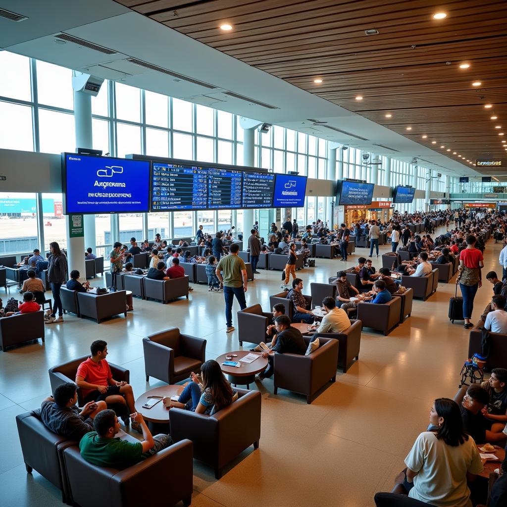 Chennai Airport Departure Lounge