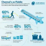 Infographic Showing the Economic Impact of the New Chennai International Airport