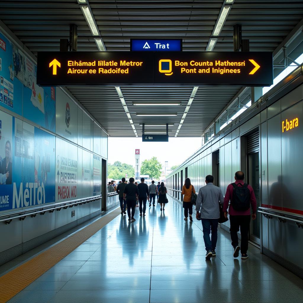 Chennai Airport Metro Station