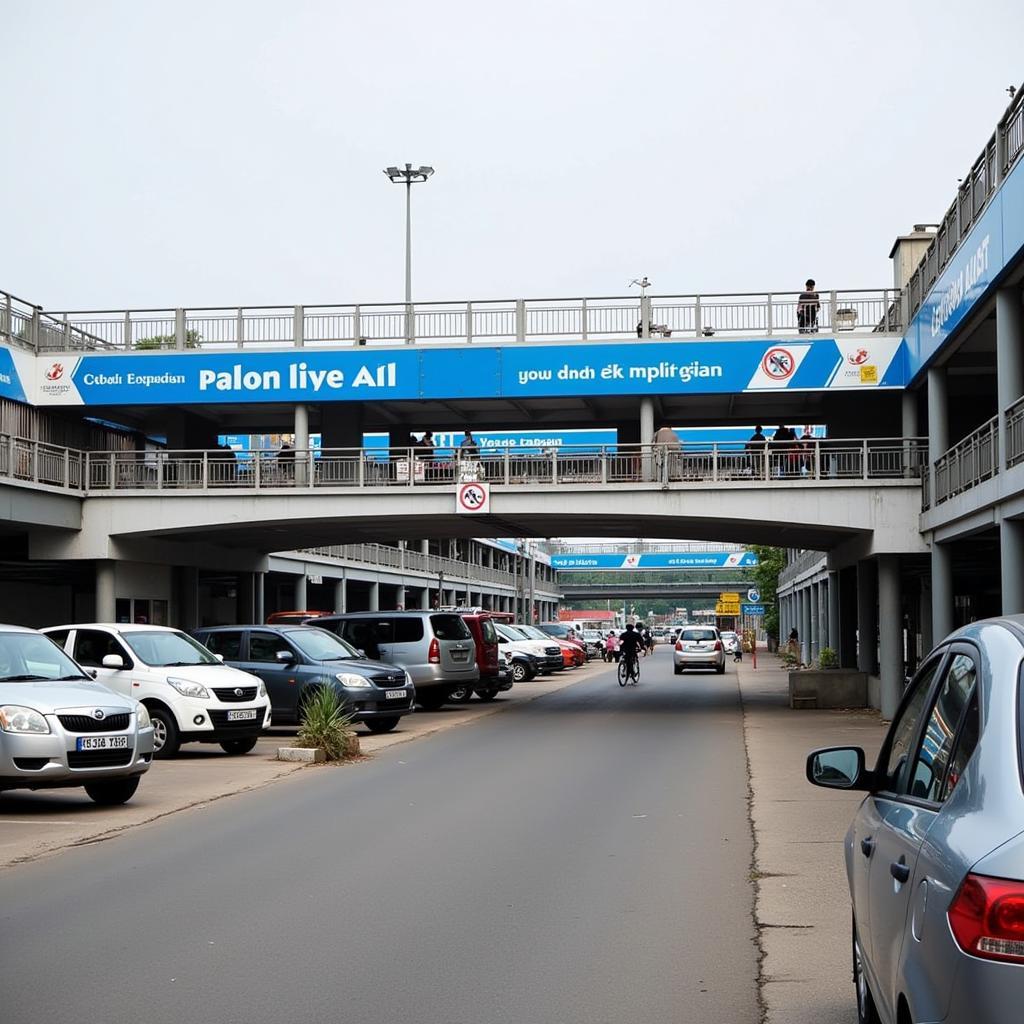 Chennai International Airport Parking Area