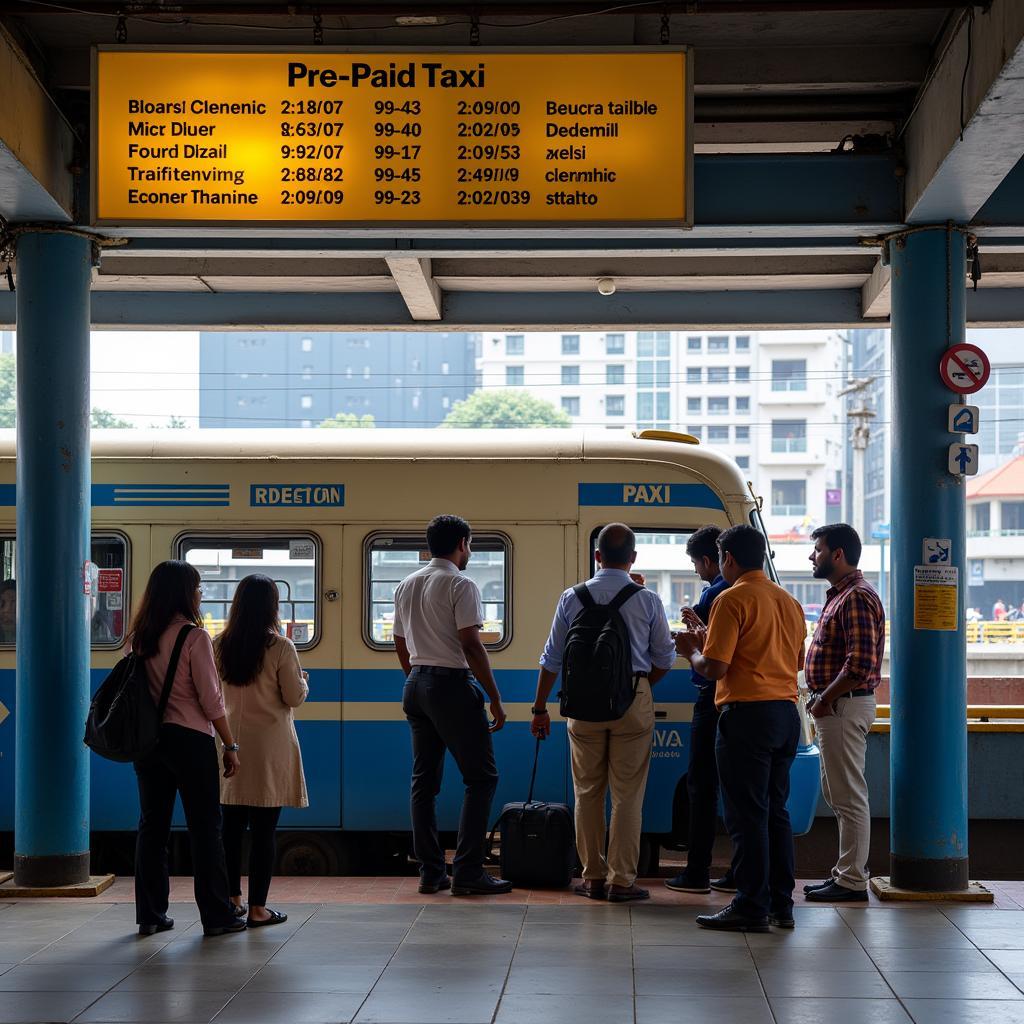 Chennai Airport Pre-paid Taxi Booth