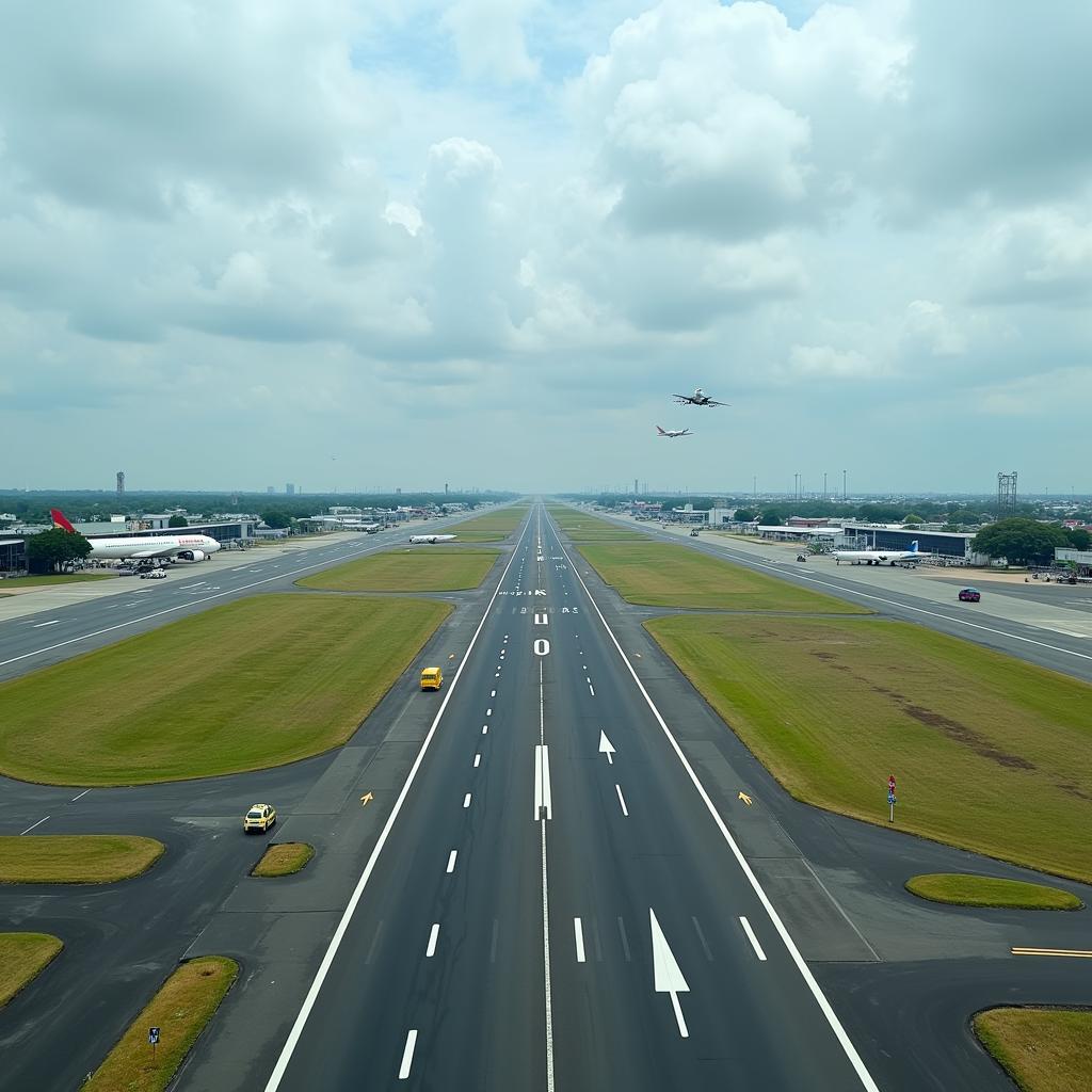 Chennai Airport Runway Overview