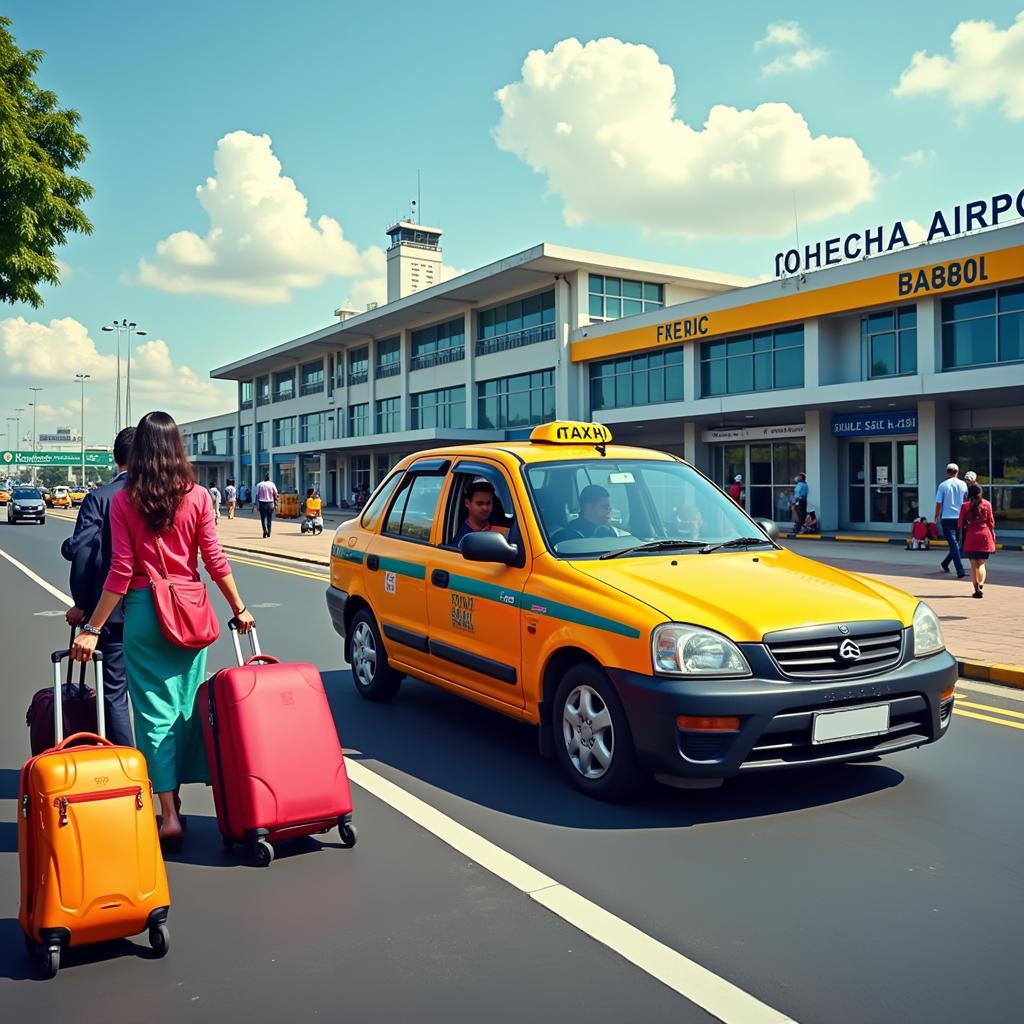 Chennai Airport to Marina Beach Taxi Ride