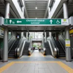 Chennai Central Metro Station Entrance