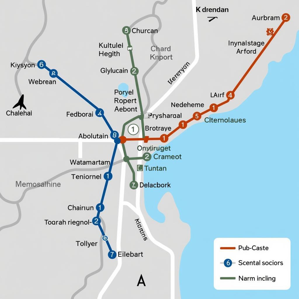 Chennai Metro Route Map