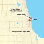 Chicago Airport Codes Map