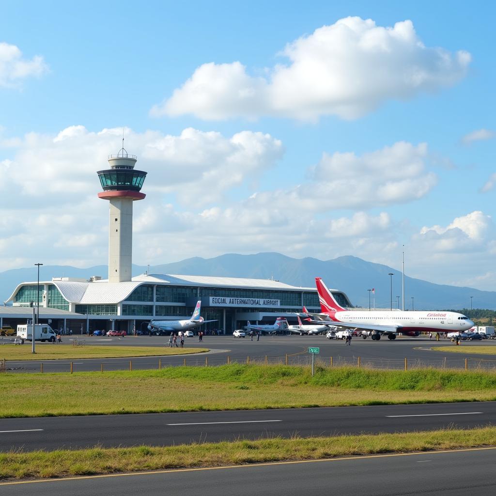 Chileka International Airport in Blantyre, Malawi