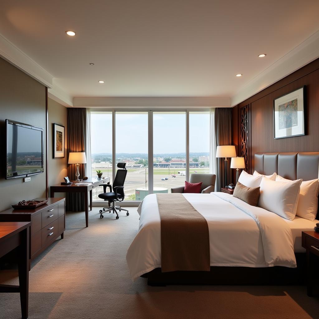 Elegant Interior of a 5-Star Hotel Room near Coimbatore Airport