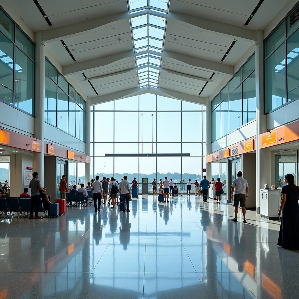 Modern and Efficient Coimbatore Airport Terminal