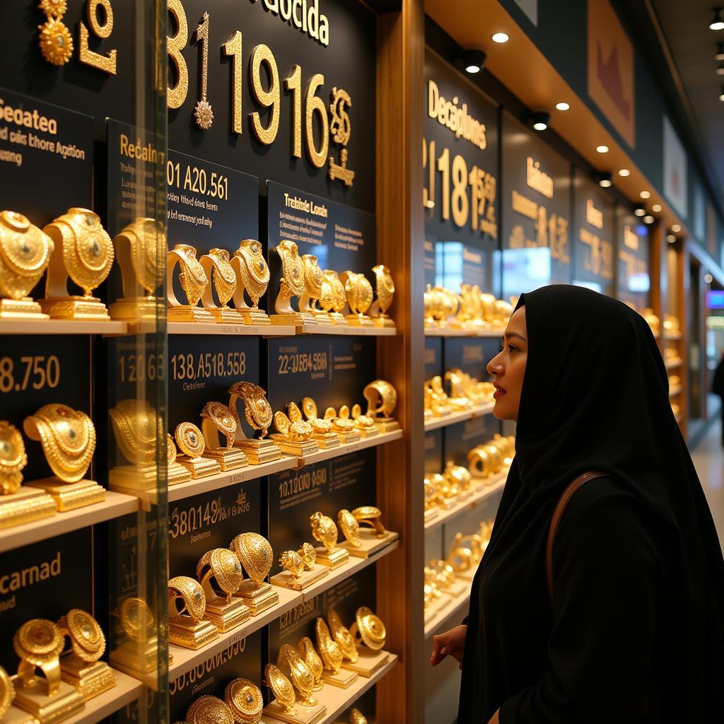 Comparing Gold Prices at Dubai Airport