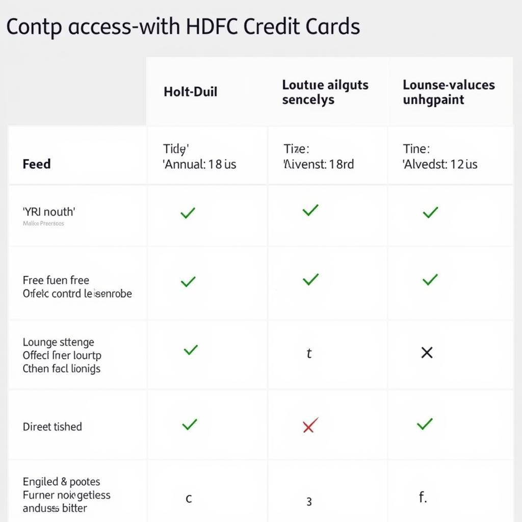 Comparing HDFC Credit Cards for Lounge Access