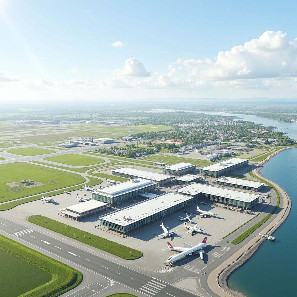 Copenhagen Airport's historical transformation from a grass airfield to a modern hub