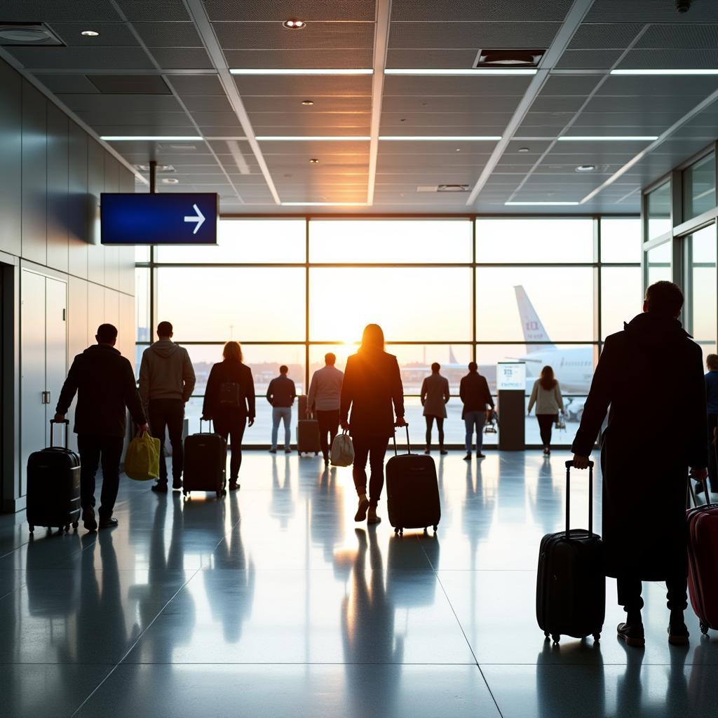 Arrivals Hall at Copenhagen Airport