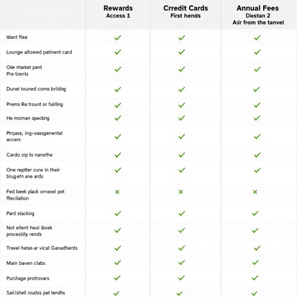 Comparing Credit Cards for Lounge Access