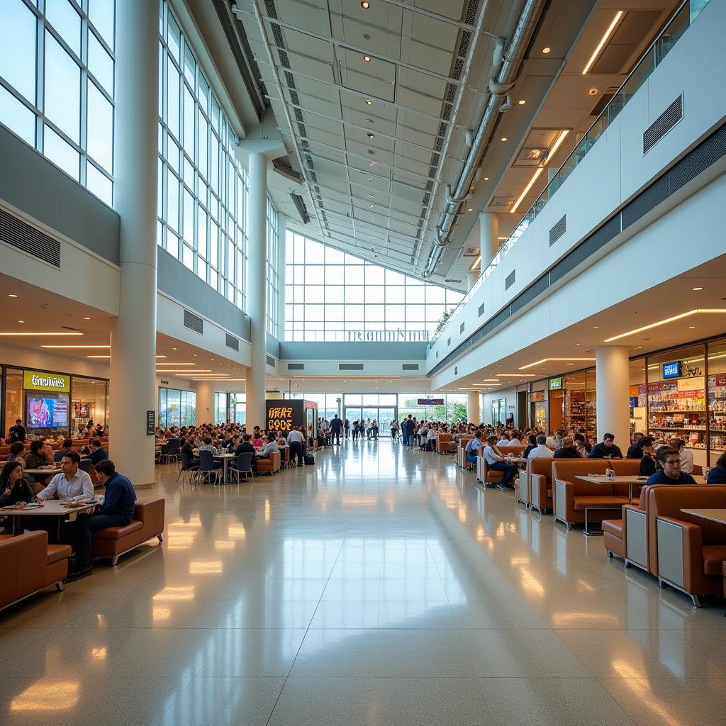 Inside the CTS Airport Terminal