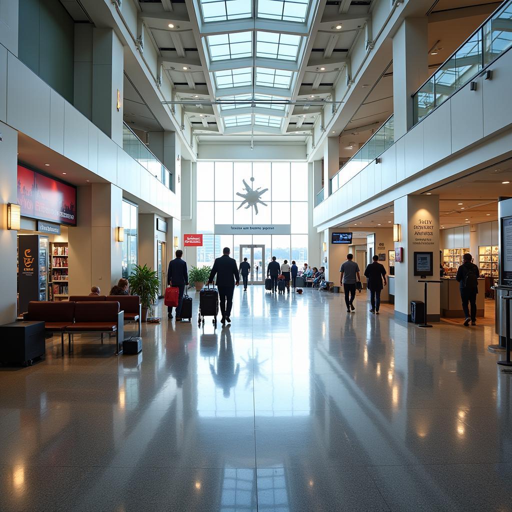 Inside the CVG Airport Terminal