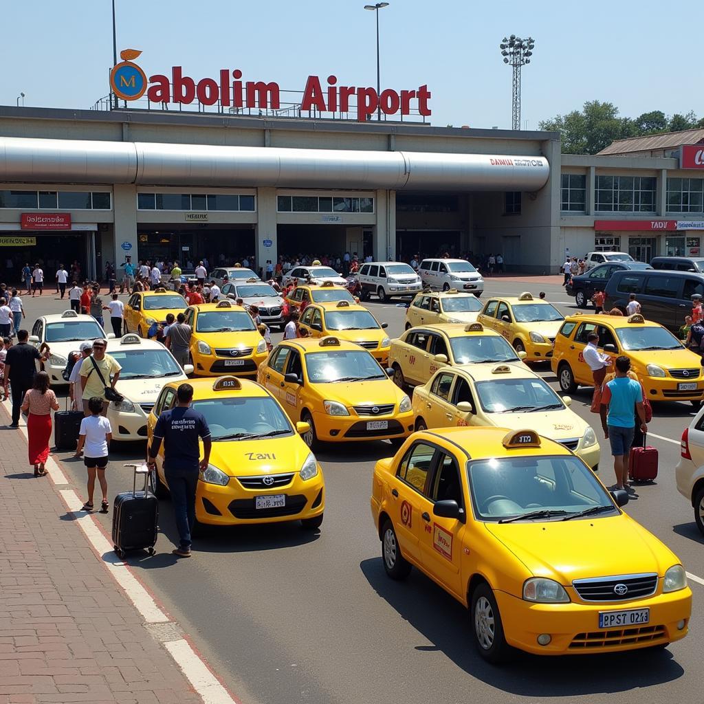 Taxi Pickup at Dabolim Airport