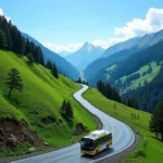 Darjeeling Mountain Road Bus