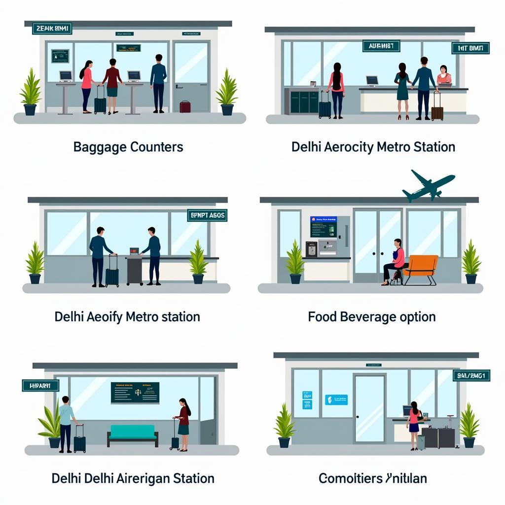 Delhi Aerocity Metro Station Facilities