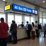 Delhi Airport AC Bus Ticket Counter