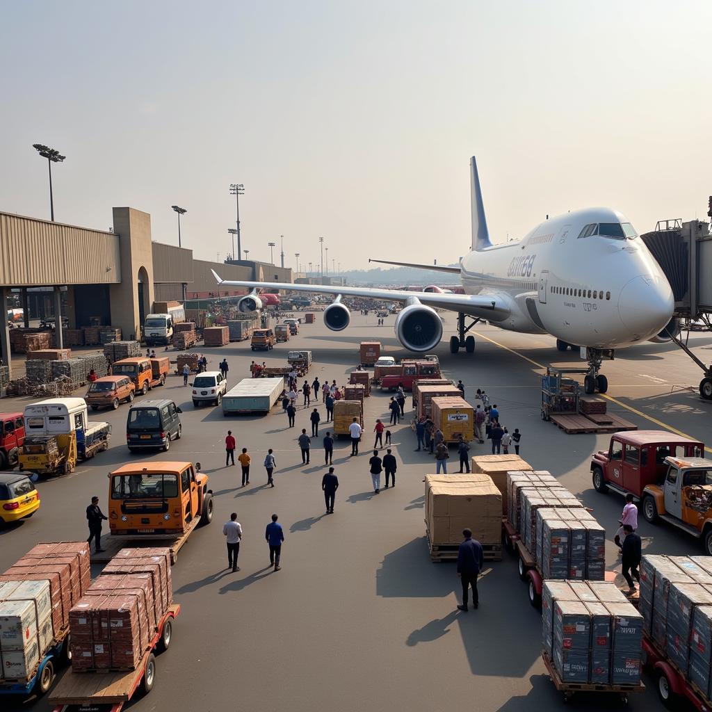 Delhi Airport Cargo Handling Operations