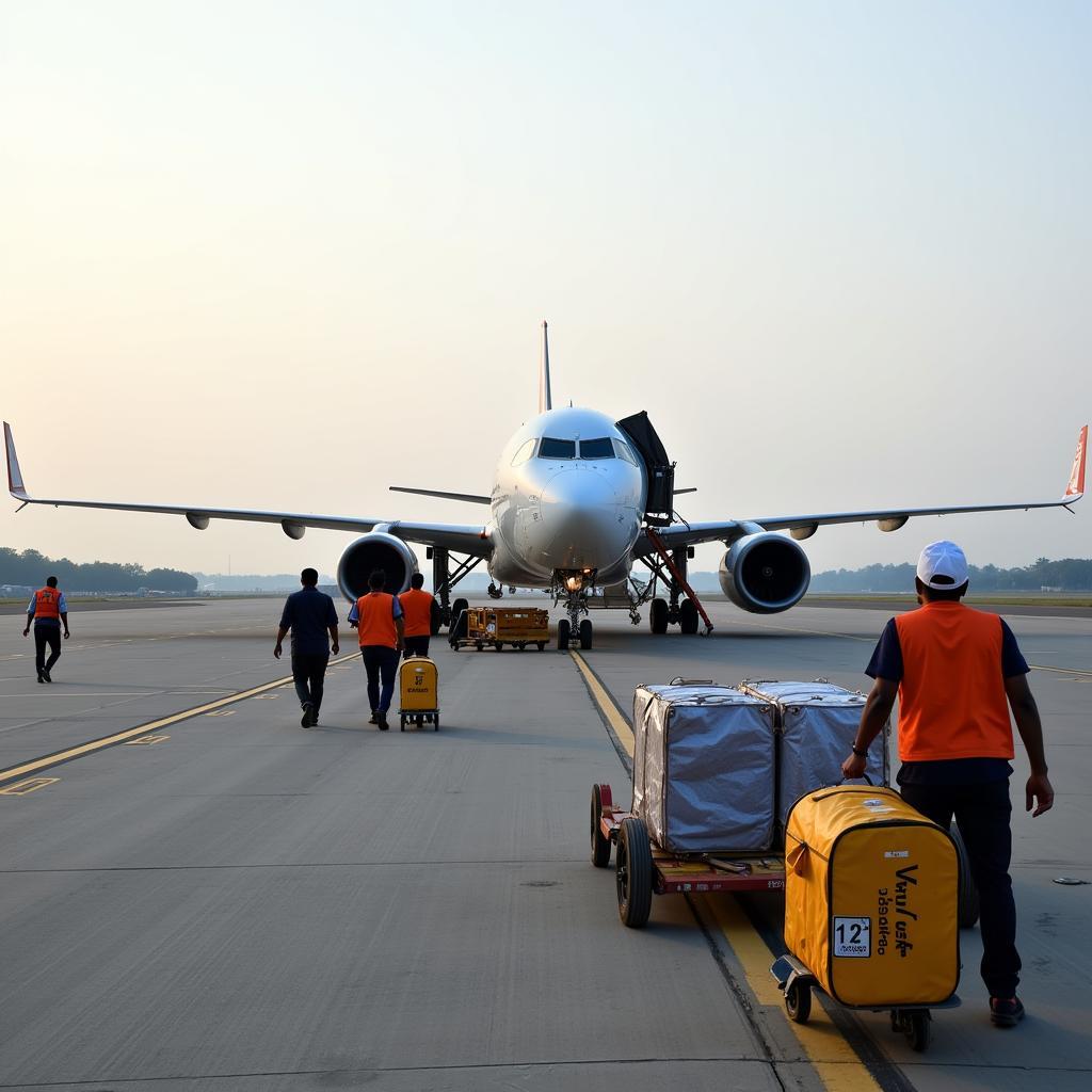 Delhi Airport Ground Handling Staff