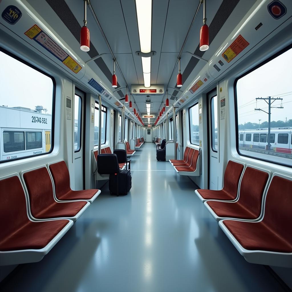 Delhi Airport Metro Train