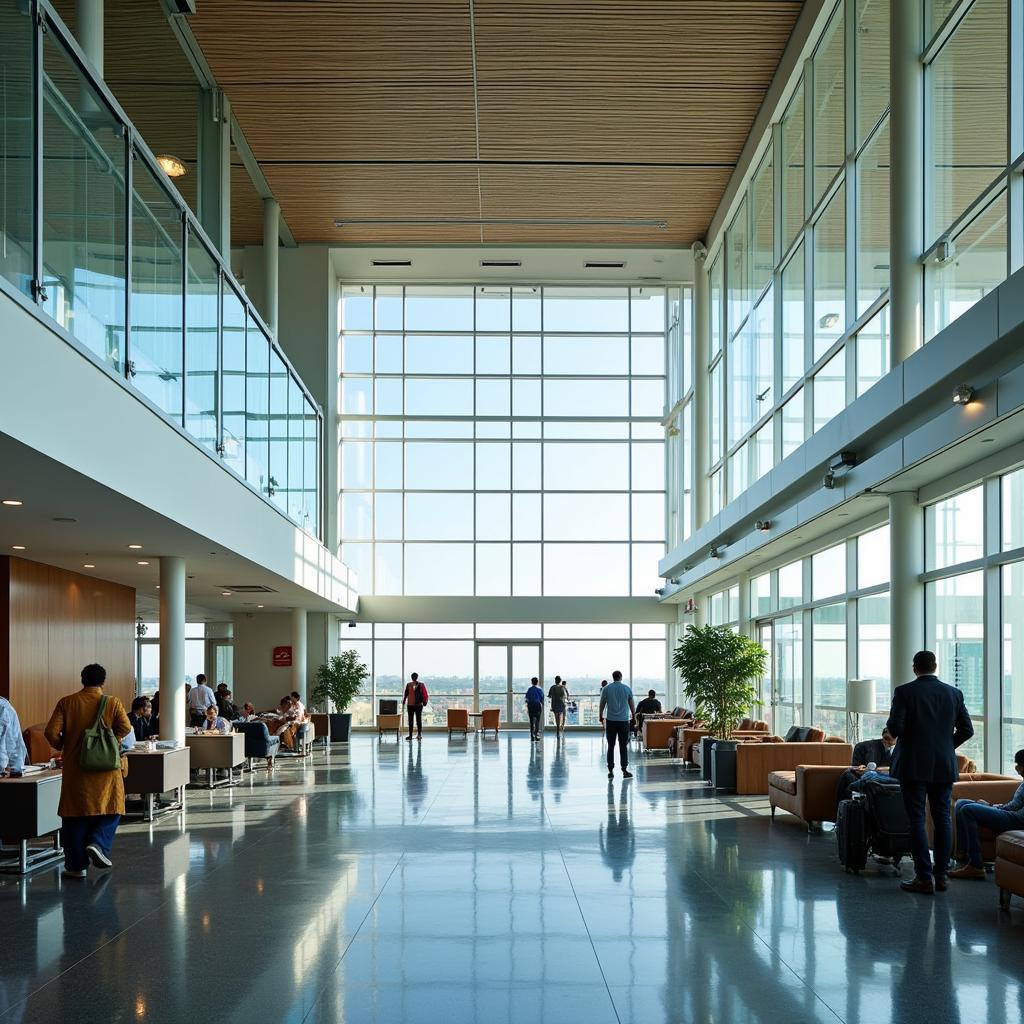 Modern Terminal at Delhi Airport