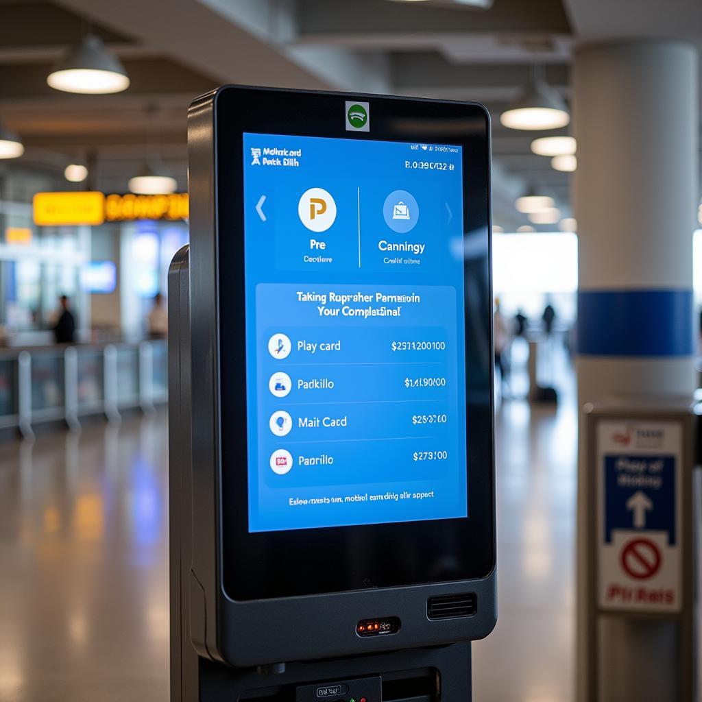 Delhi Airport Parking Payment Kiosk