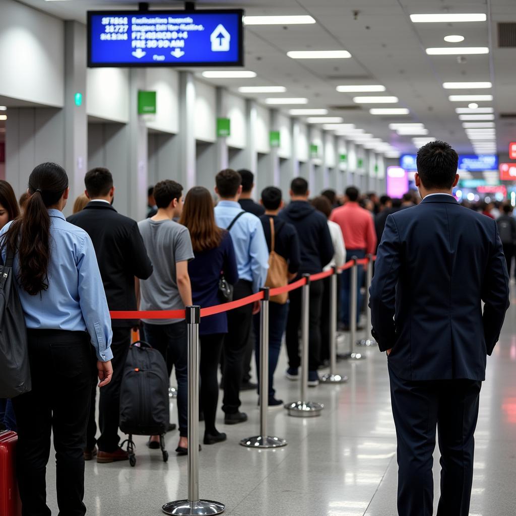 Security Check at Delhi Airport