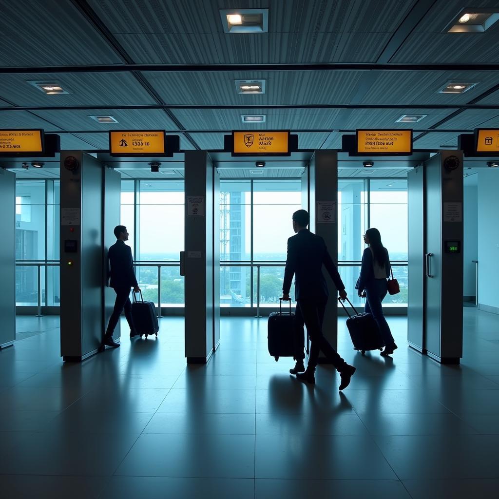 Delhi Airport Security Check