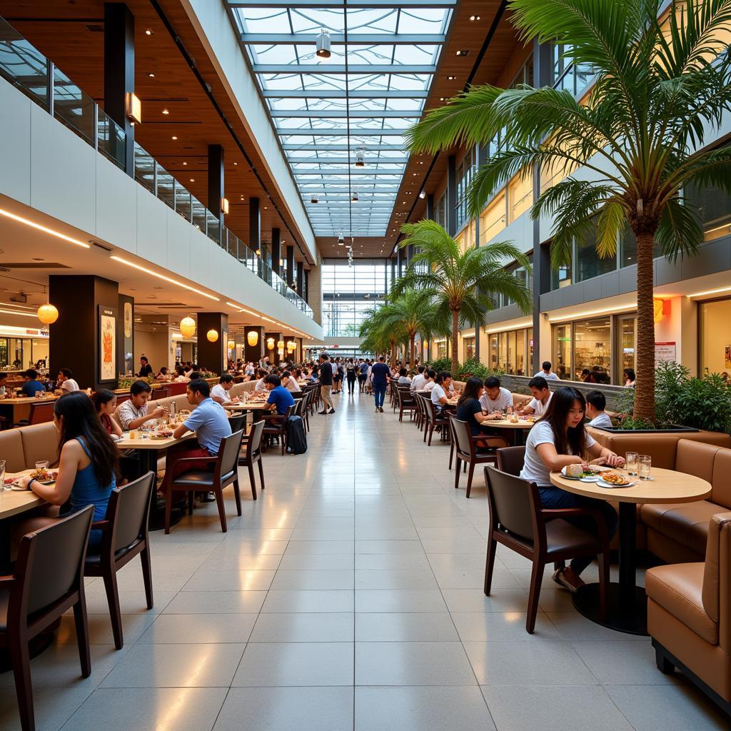 Delhi Airport T2 Dining Area