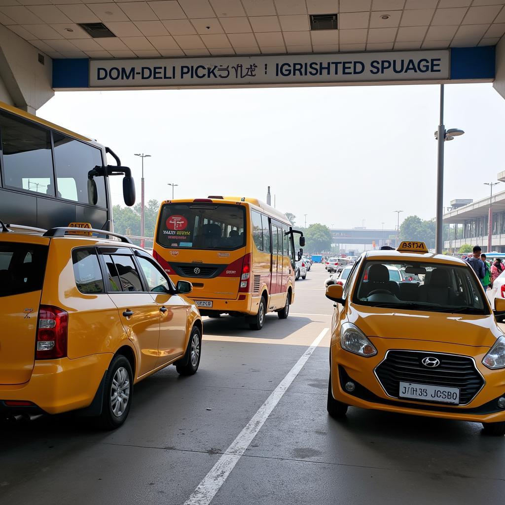 Delhi Airport Taxi and Bus Transport Options