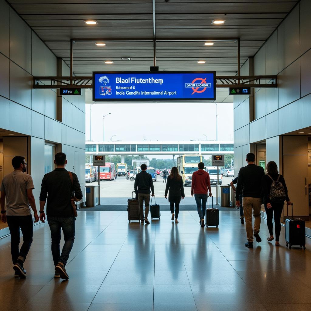 Delhi Airport Terminal 3 Arrival Area