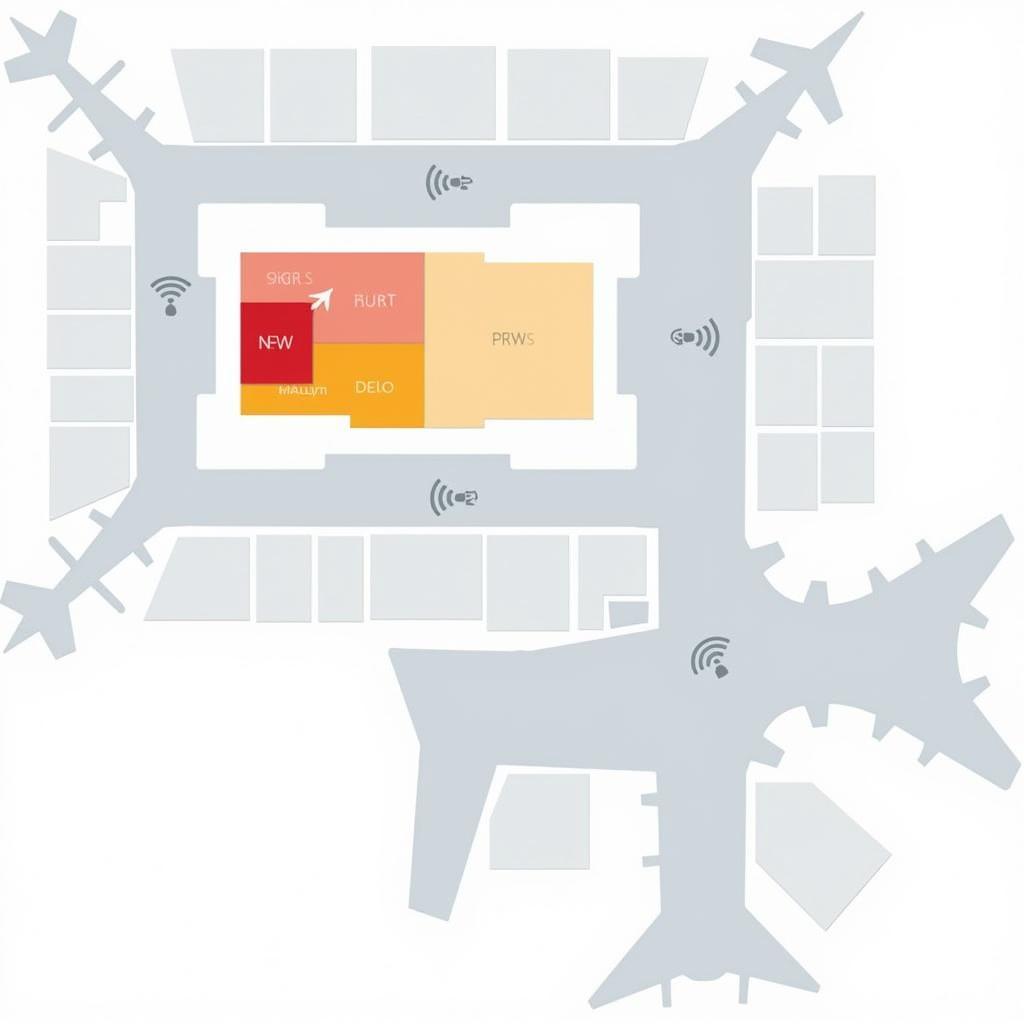 Delhi Airport WiFi Coverage Map