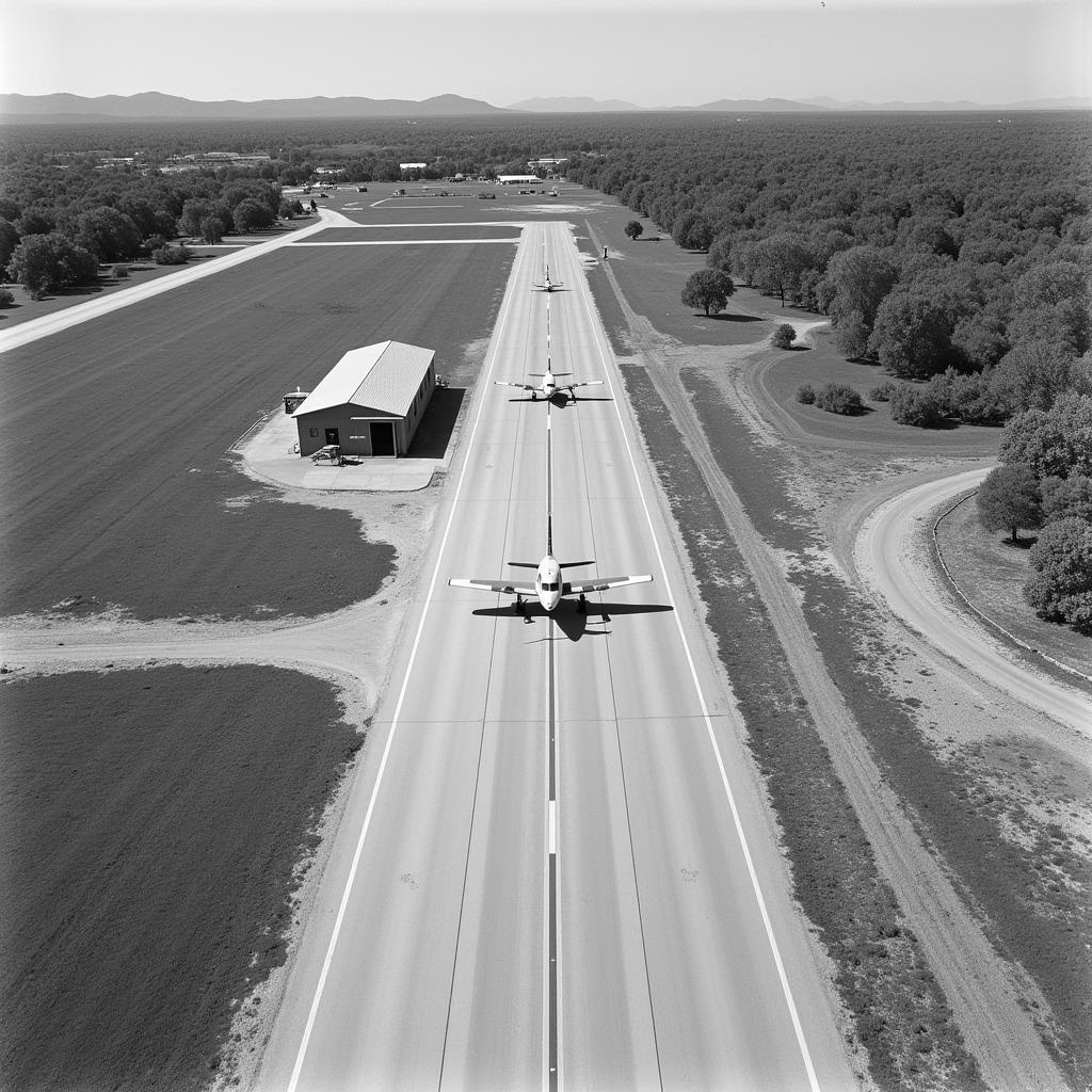 Dhubulia Airport in its early days