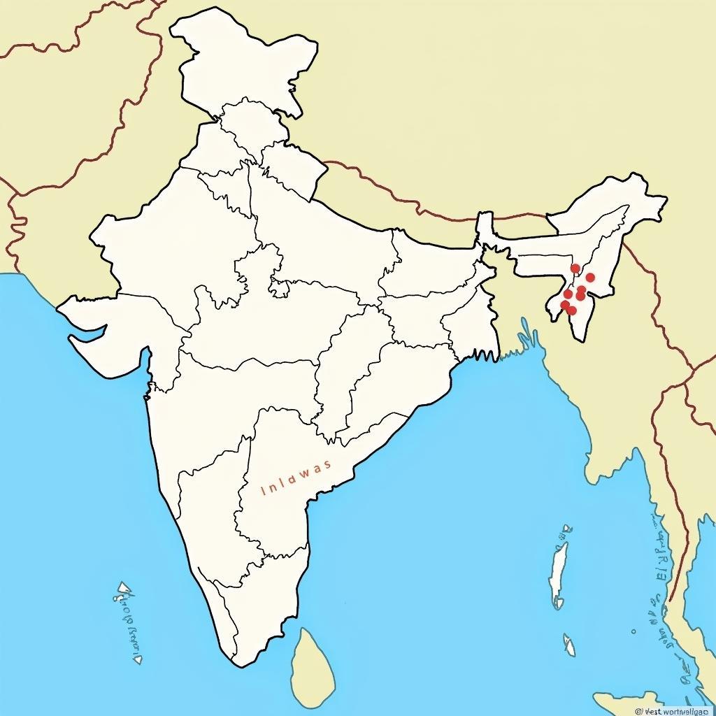 Distribution of Domestic Airports Across India