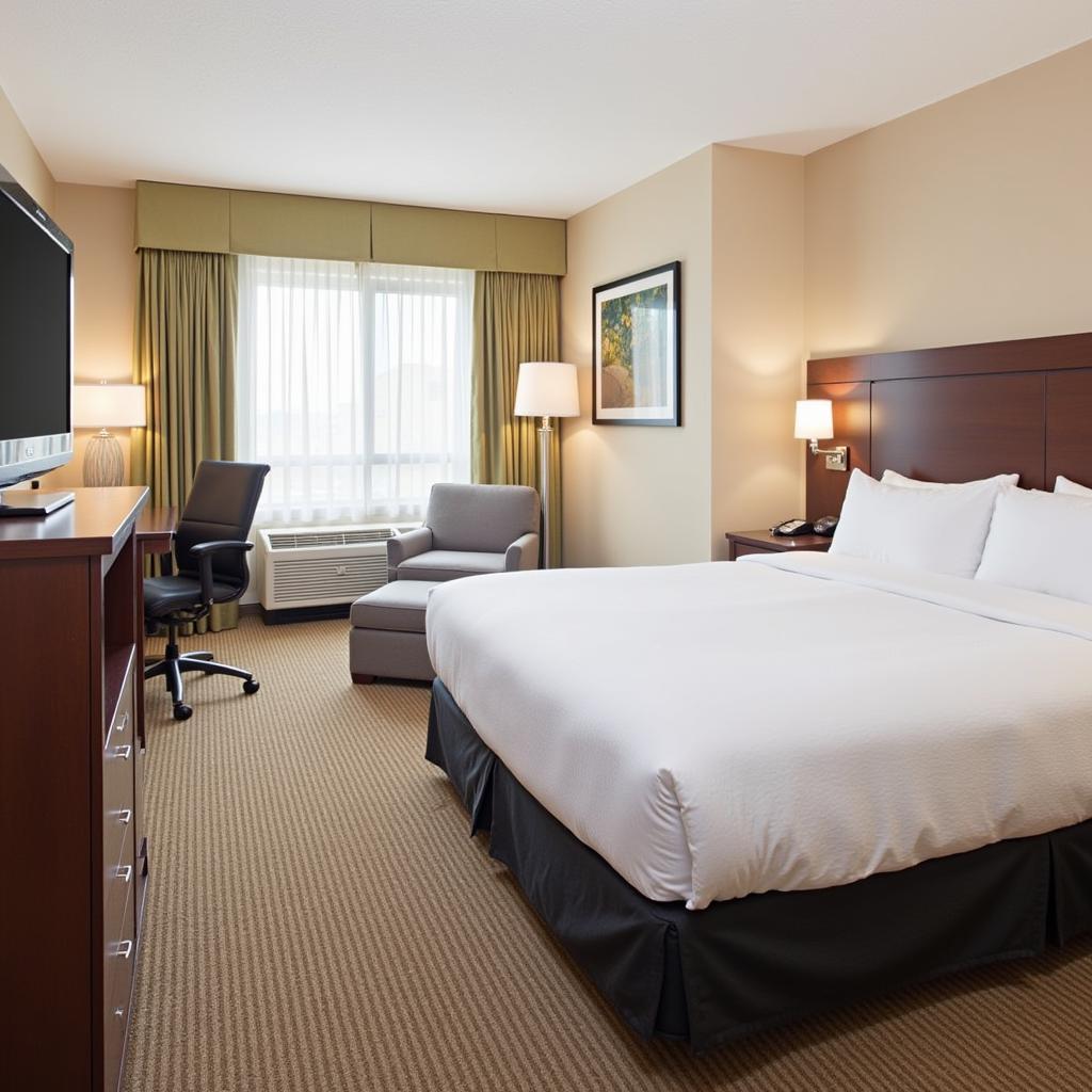 Comfortable Guest Room at Doubletree by Hilton Philadelphia Airport