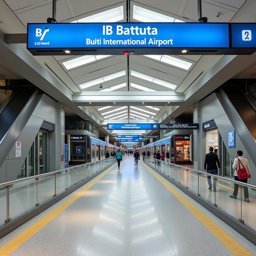 Ibn Battuta Metro Station connection at Dubai International Airport