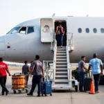 Dum Dum Airport Ground Handling Staff in Action