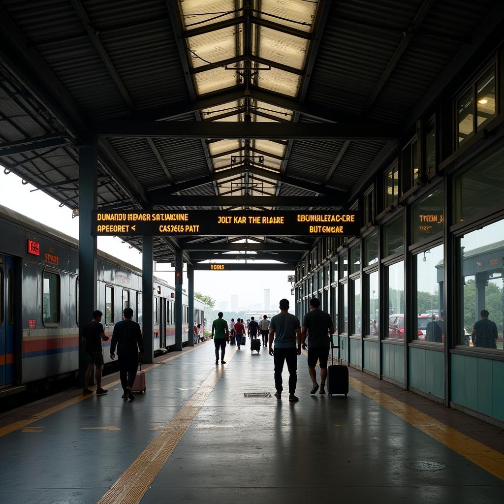 Dum Dum Metro Station to Airport Walkway