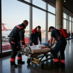 Emergency Medical Response Team at an Airport