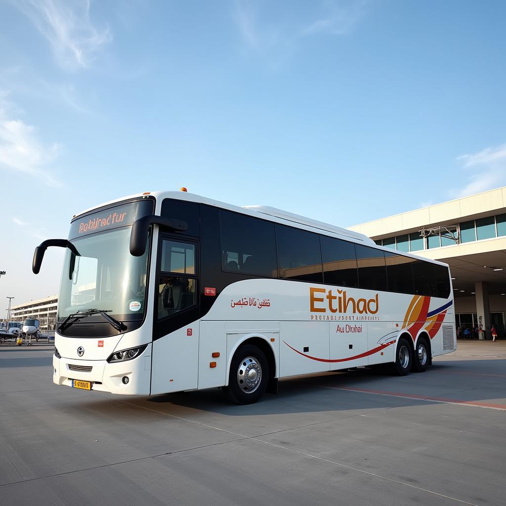 Etihad Bus from Abu Dhabi Airport to Dubai